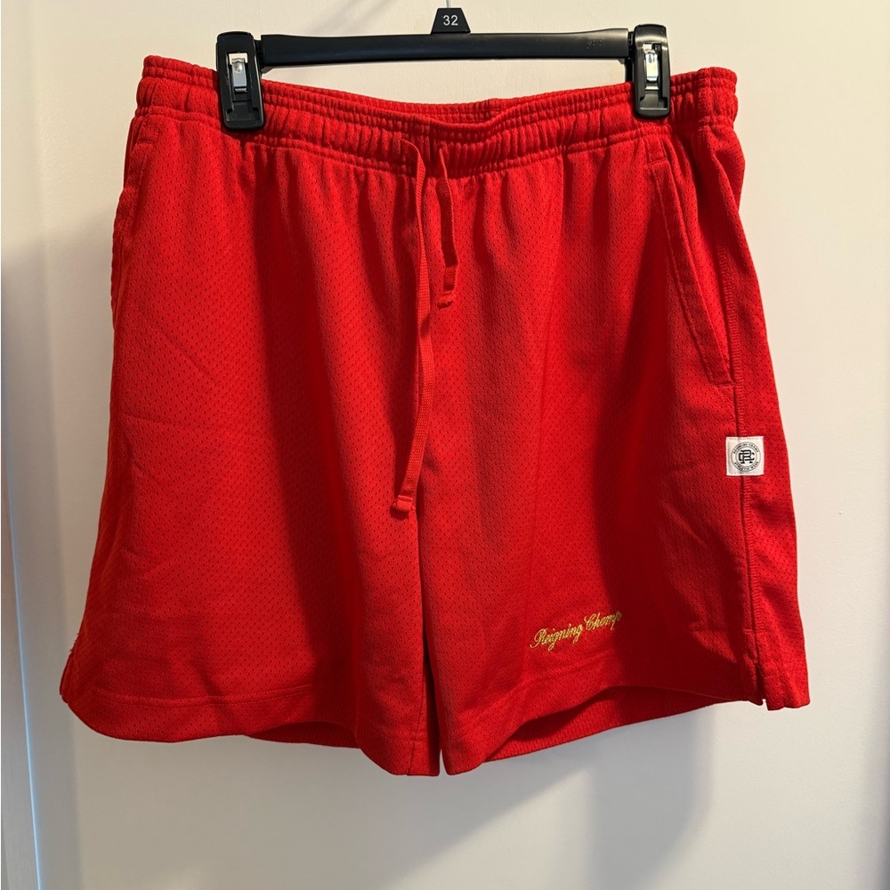 Reigning Champ Red Athletic Shorts